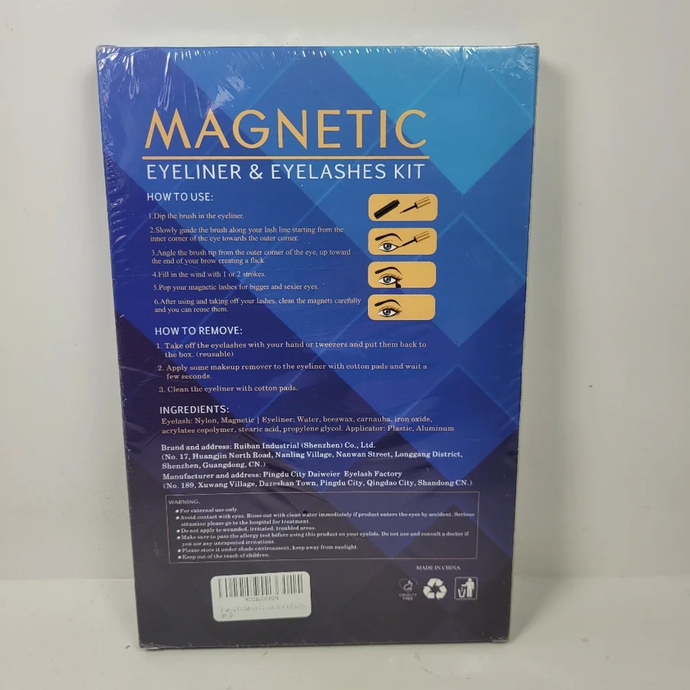 Alcastar Magnetic Eyeliner & Eyelashes Kit